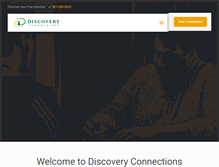 Tablet Screenshot of discoveryconnections.com